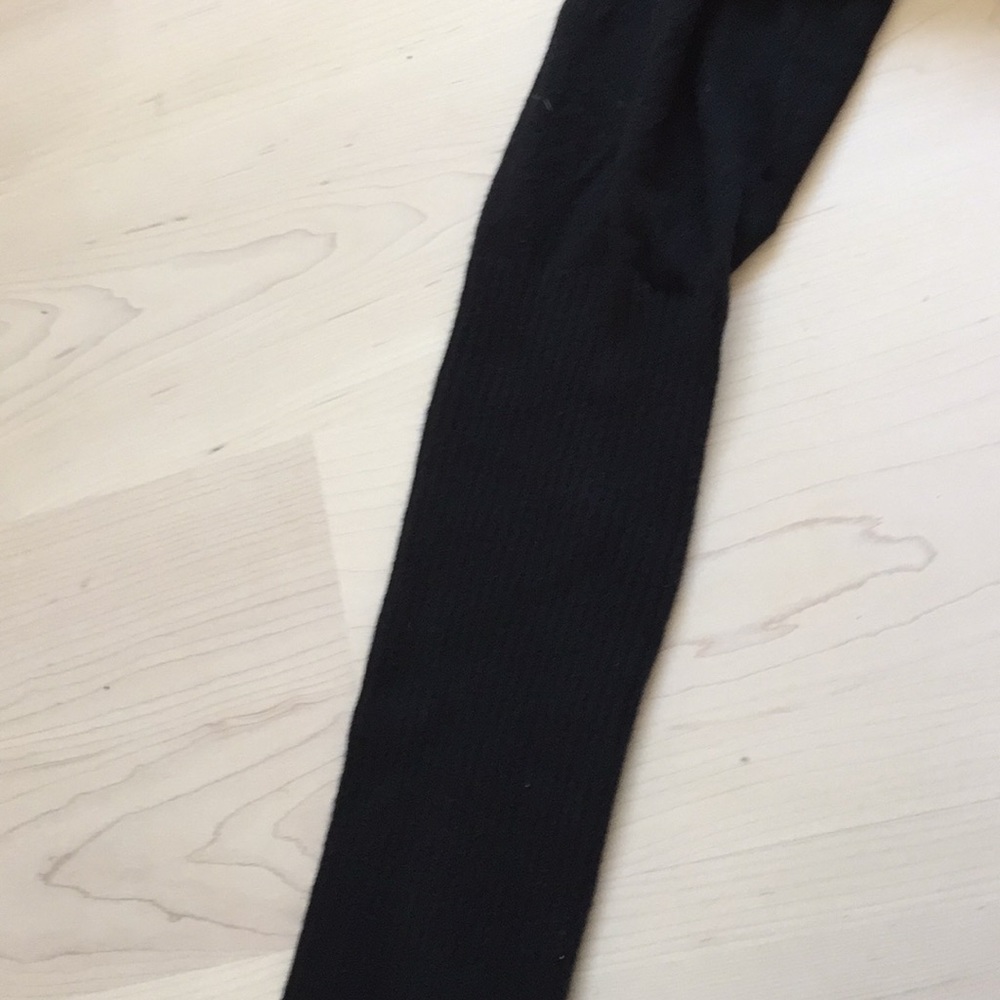 New 100% cashmere black shawl collar sweater S/M - Picture 7 of 8
